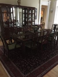 Magnificent Asian Themed Henredon Dining Room Set....Price $2,200.00