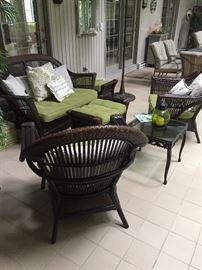 Complete Rattan Set.  Price only $850.00!