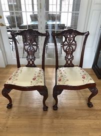 Exceptional Maitland Smith Chairs.  Price only $300.00 each or $500.00 for the set!