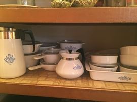 Blue Cornflower Corning ware