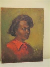 Painting Black Woman