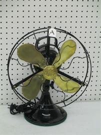 Brass bladed fan