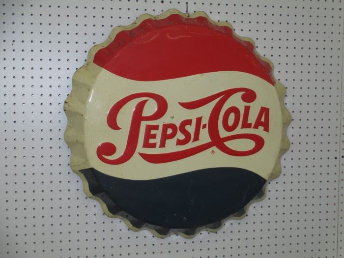 Pepsi tin sign 