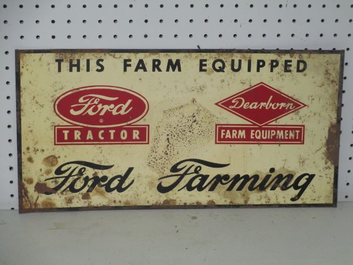 Ford tin sign