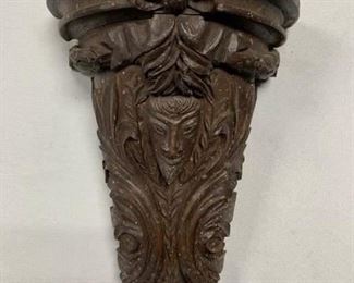 P15--antique wall bracket, carved