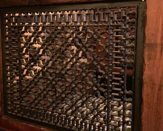 antique iron heating grates, over 20 available--$195 each