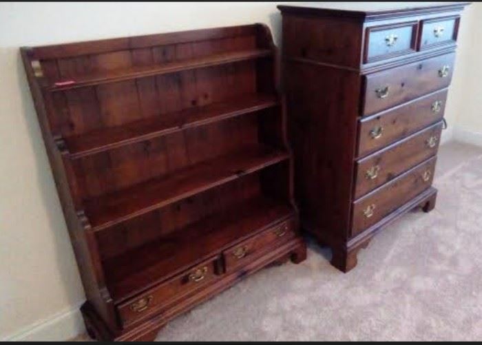 chest of drawers (book case not available)
