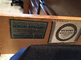 Small Mahogany MCM Dressers from Hickory Mfg.