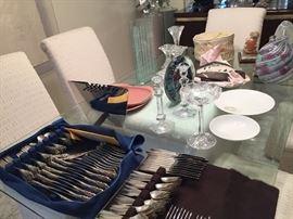 "Diamond" by Reed & Barton. 12 pc set. Early production