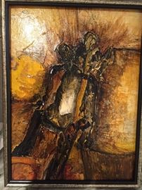 C.L. Sizemore Abstract Painting