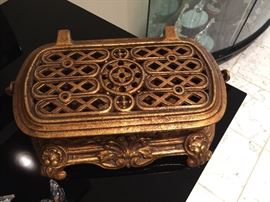 Antique Cast Metal Box