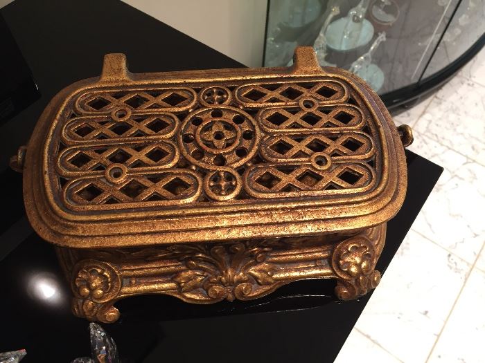 Antique Cast Metal Box