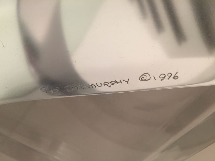 Signed & Limited Dan Murphy Metal Sculpture
