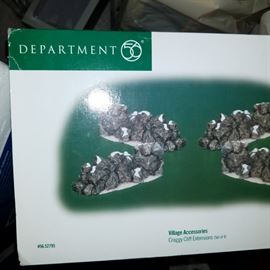 Department 56 Christmas Village and Accessories, Dozens of them