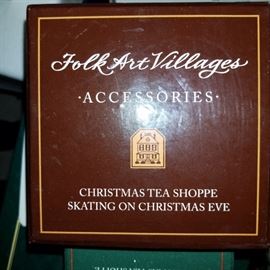 Folk Art Villages Christmas Village Buildings dozens of them!