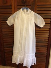 French handsewn christening gown