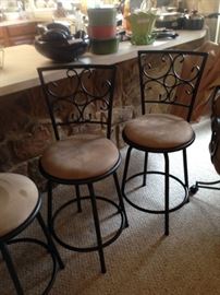 metal bar stools