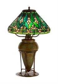 Tiffany Studios, New York, Arrowroot Table Lamp