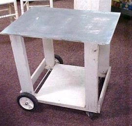 WOODEN UTILITY CART