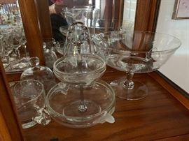 Various Princess House serving items