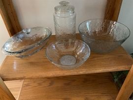 Princess House serving pieces- Fantasia