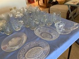 Princess House mugs Fantasia and various pieces.