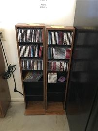 Cds and Dvds. CD cabinets