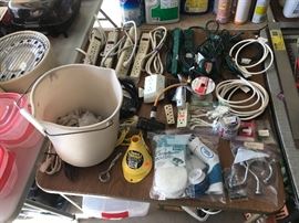 Electrical and cleaning items