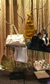 designer handbags including Yves Saint Laurent