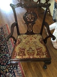 Set of 6 Chippendale chairs