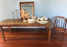 Custom farm table