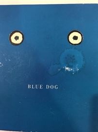 Signed first edition book, Blue Dog