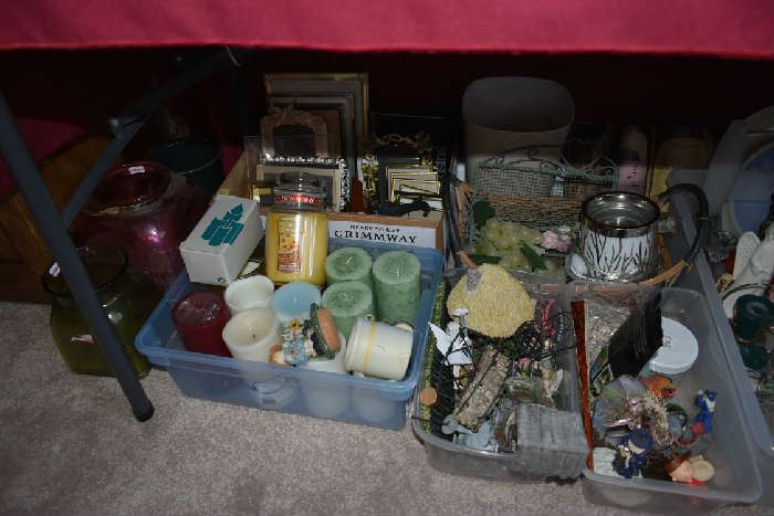 CANDLES, KNICK KNACKS
