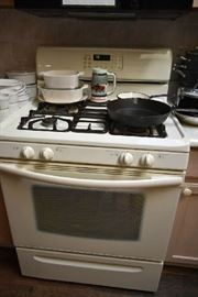 GAS STOVE, CAST IRON