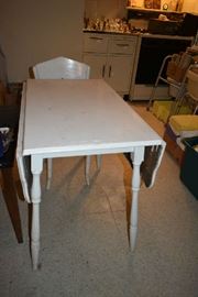 DROP LEAF PAINTED TABLES