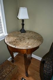 ACCENT TABLE, LAMP