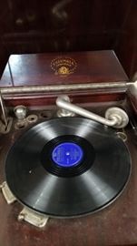 Columbia Grafonola Type G2 console - functional! This is a really cool piece. 