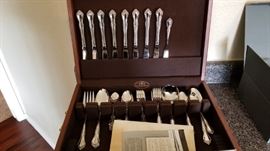 flatware set - silver plate