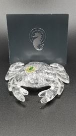 Waterford Crystal crab