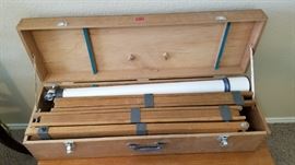 Vintage Monolux Astronomical Telescope with case