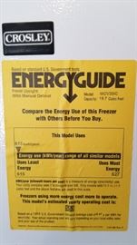 Crosley Upright Freezer