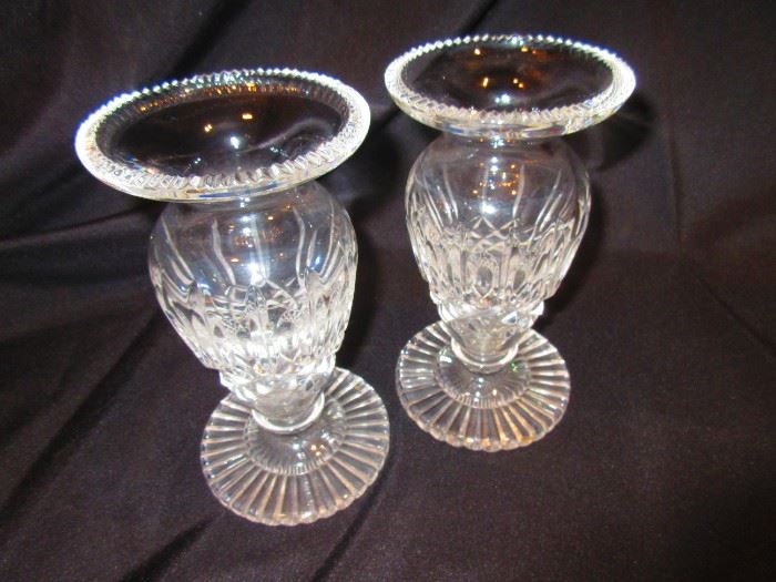 Pair of Waterford vases