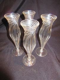 Group of a Venetian Bud vases