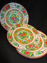 Group of Chinese plates