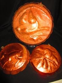 Antique copper molds