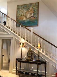 Original Painting on Canvas by Ira Yeager. approx: 60"x60".