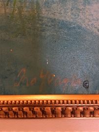 Original Painting on Canvas by Ira Yeager. approx: 60"x60".