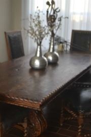 Decor sold. Table and chairs abailable