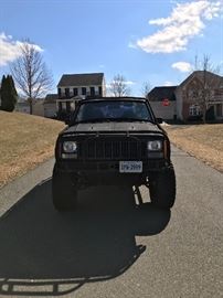 96 Jeep Cherokee custom roll cage, 35”tires