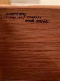 Mount Airy Furniture Company, North Carolina